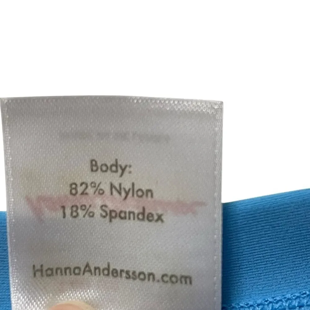 HANNA ANDERSSON Boy’s Long Sleeve Rash Guard Swim Top Light Blue 10